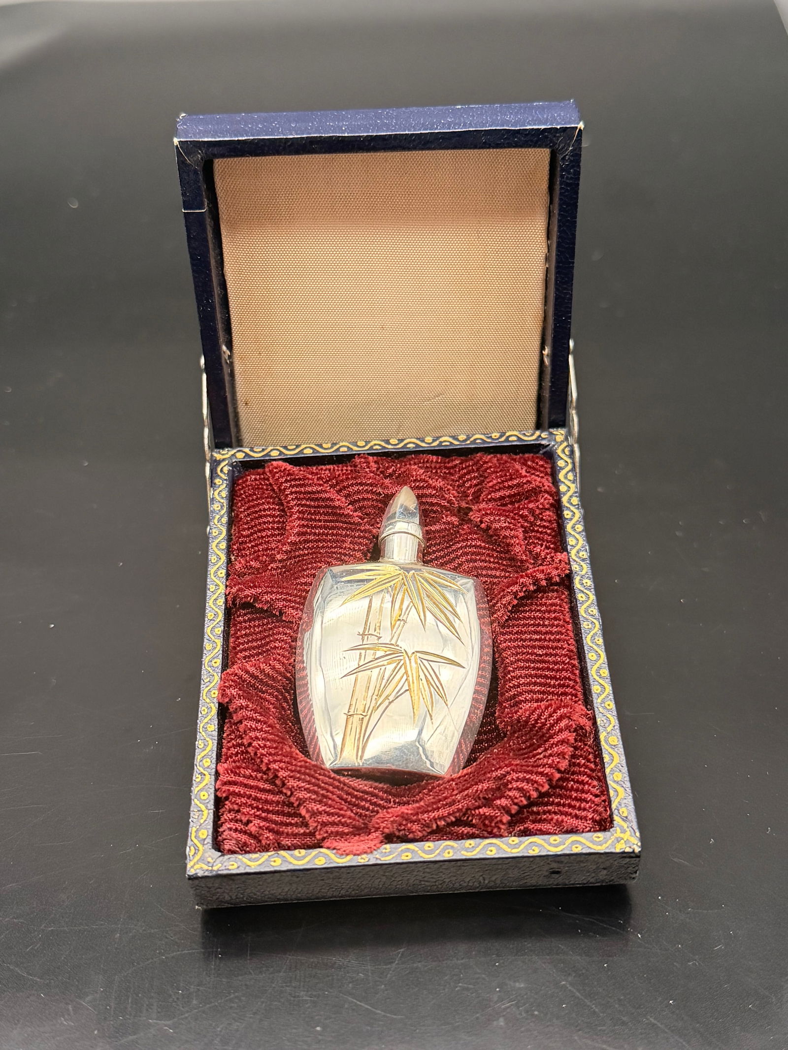 Vintage Japanese Silver 950 Perfume Bottle with Box (1 of 5)