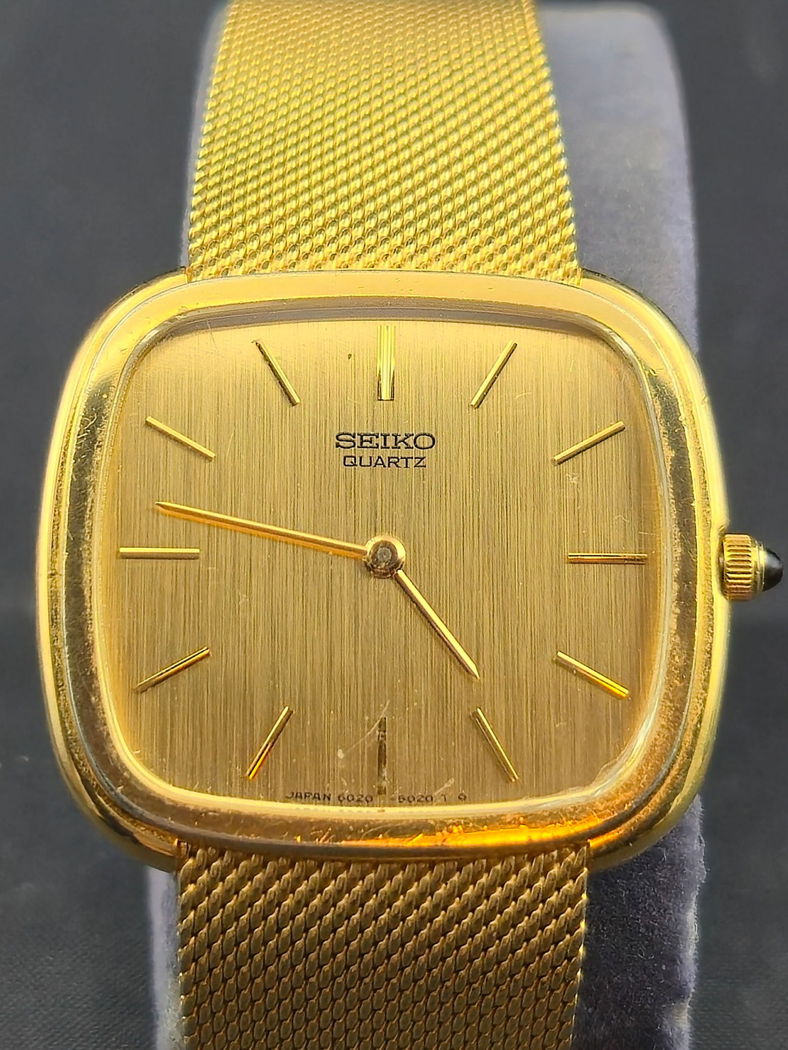 Seiko Quartz Ref. 6020-5029 Gold-Tone Dress Watch – 32mm (New Battery) (1 of 10)