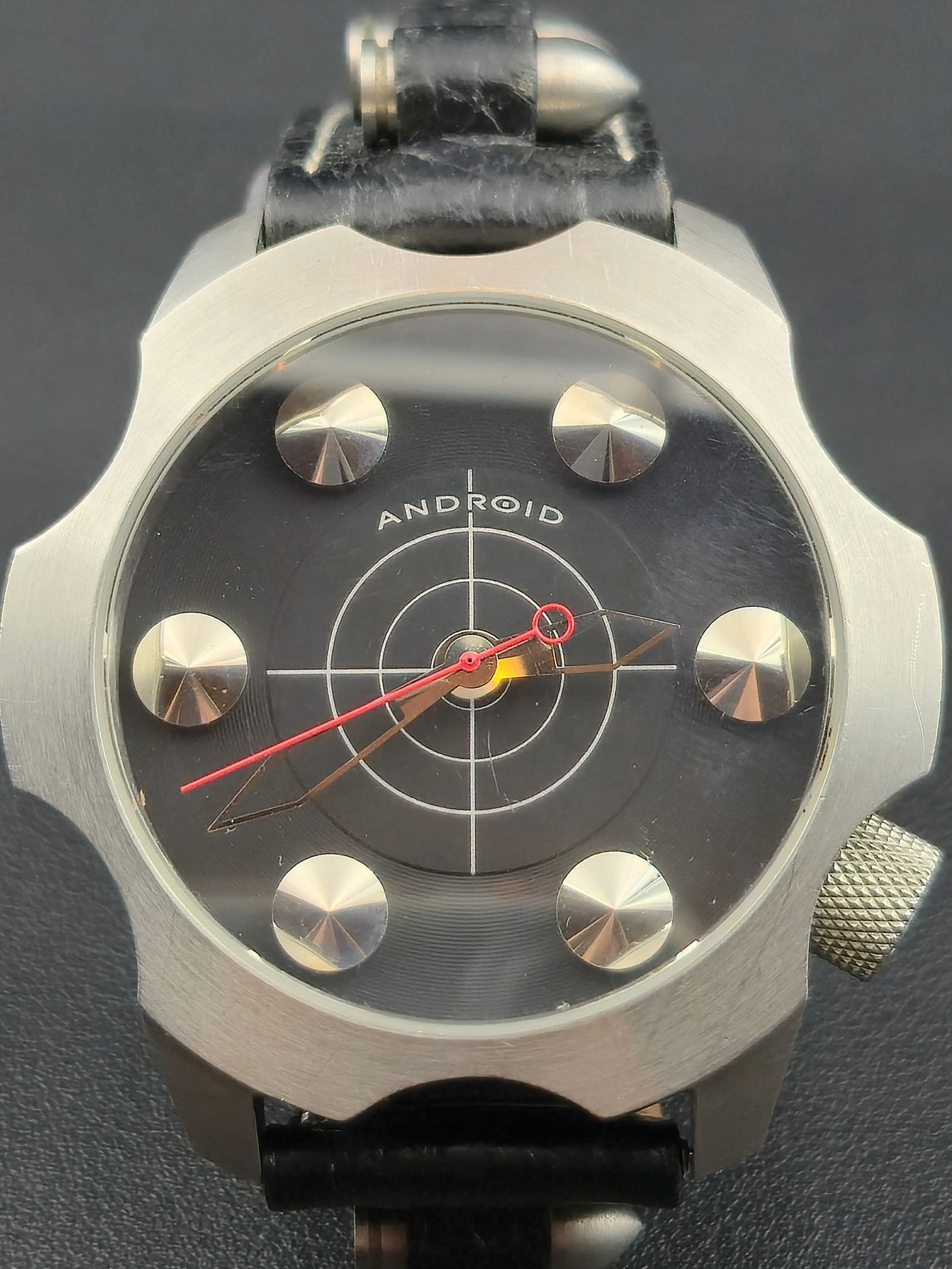 Android USA AD435 Men’s 48mm Target Dial Quartz Watch, Running (1 of 8)