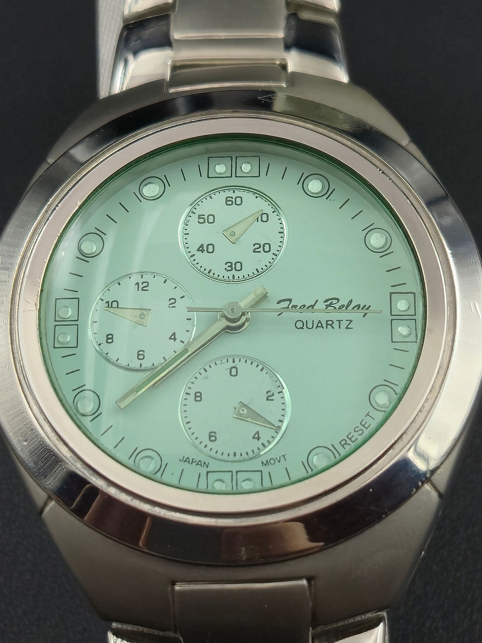 Fred Belay French Design Men’s Quartz Watch & Eyeglass Set w/ Box, Japan Movt (1 of 11)