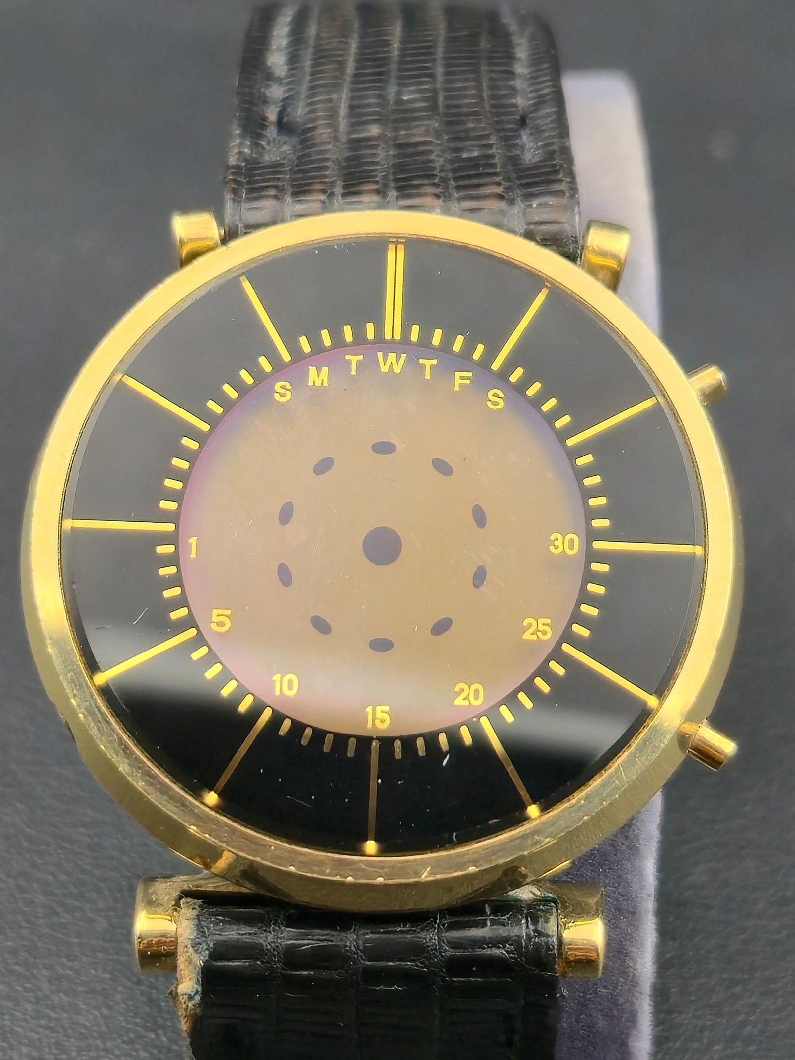 1970s Texas Instruments Starburst Digital Analog LCD Watch 37mm w/ Box & Papers (1 of 11)