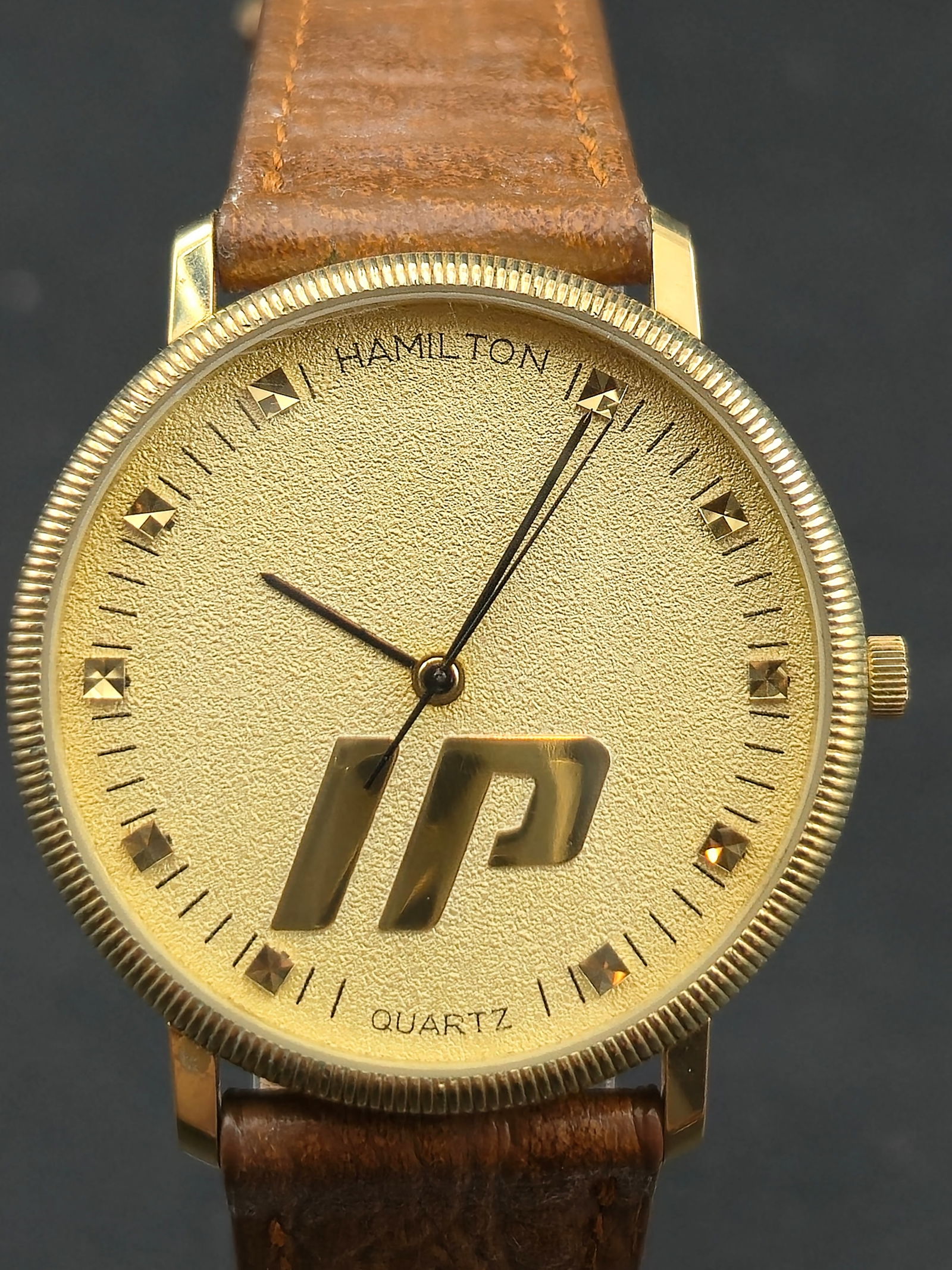 1988 Hamilton Illinois Power Co. 25-Year Service Award Quartz Watch – New Battery (37mm) (1 of 10)