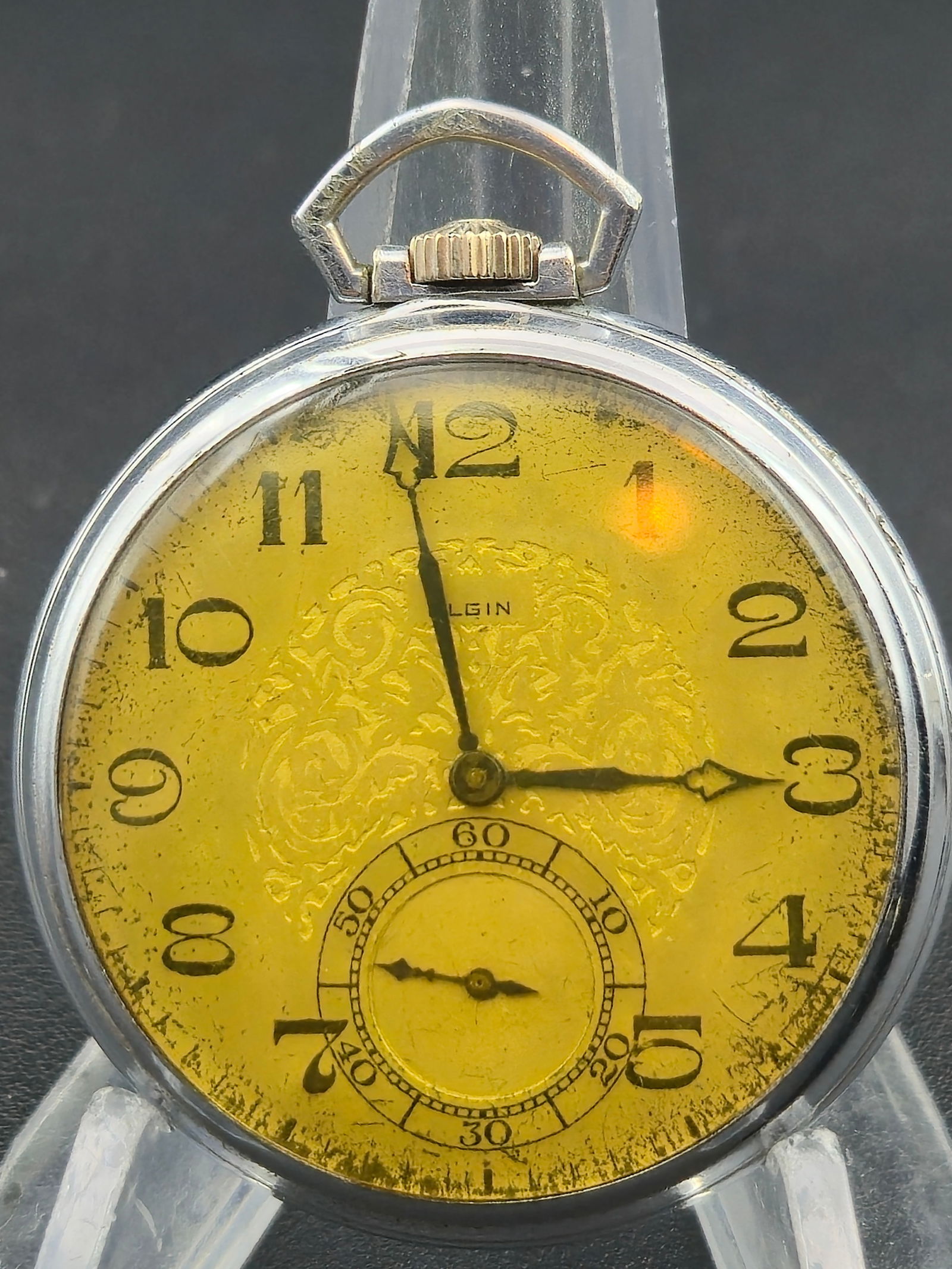 1924 Elgin Grade 479 12s 17J Pocket Watch – Nickel Emperor Case (1 of 7)