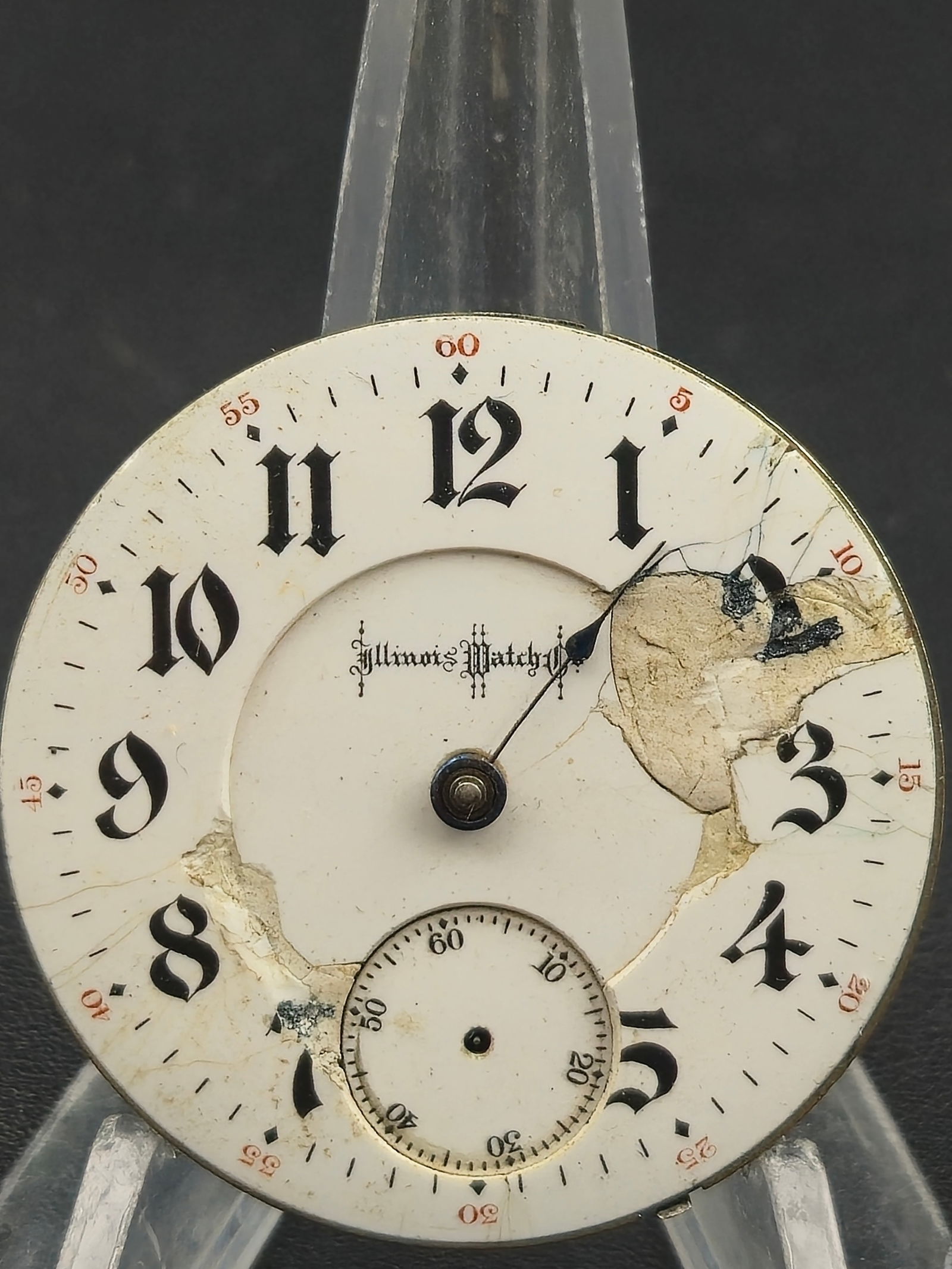 1905 Illinois Grade 89 Model 5 18s 17J Pocket Watch Movement – Two-Tone Full Plate – Untested (1 of 7)