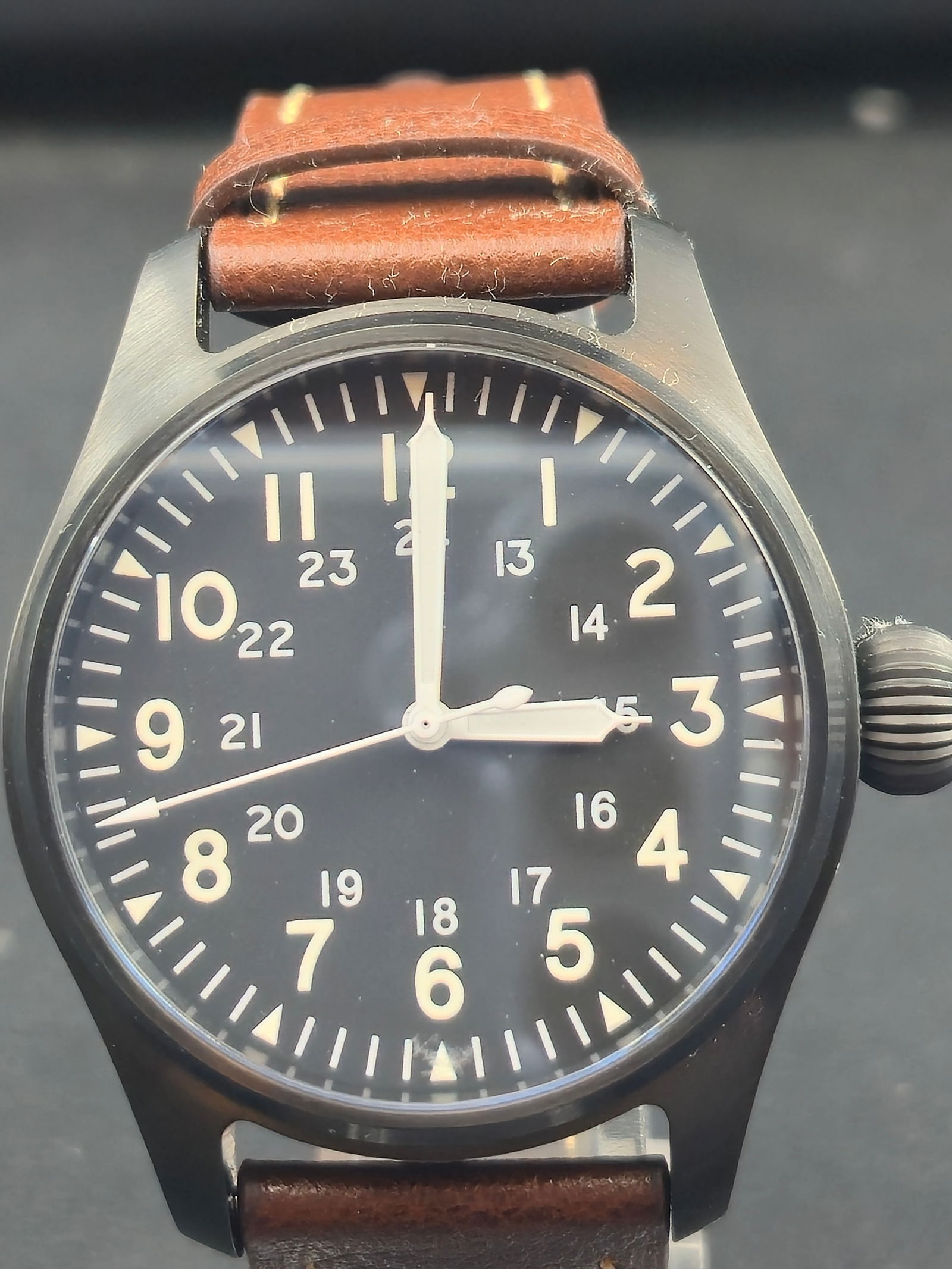 Tandorio NH35A Automatic Field Watch 39mm Black Dial (NOS Full Set) (1 of 12)