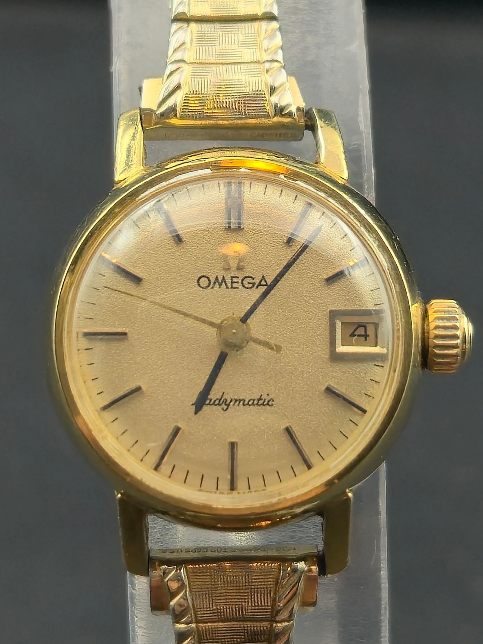 1960s Omega Ladymatic 21mm Gold Electroplate Automatic Watch (Runs (1 of 13)
