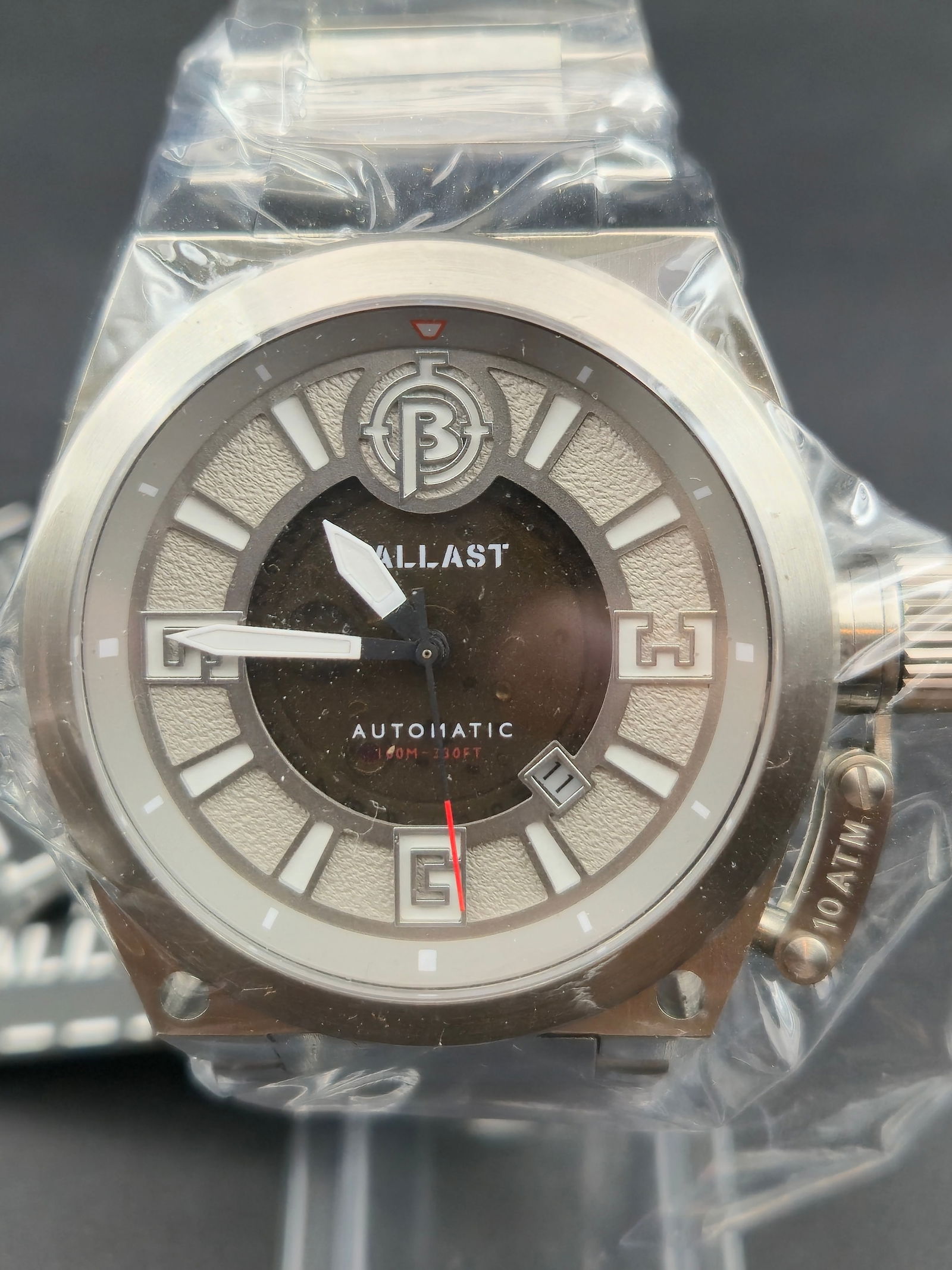 Ballast BL-3145 Limited Edition Automatic 42.8 mm Stainless Watch – NOS Full Set (1 of 12)