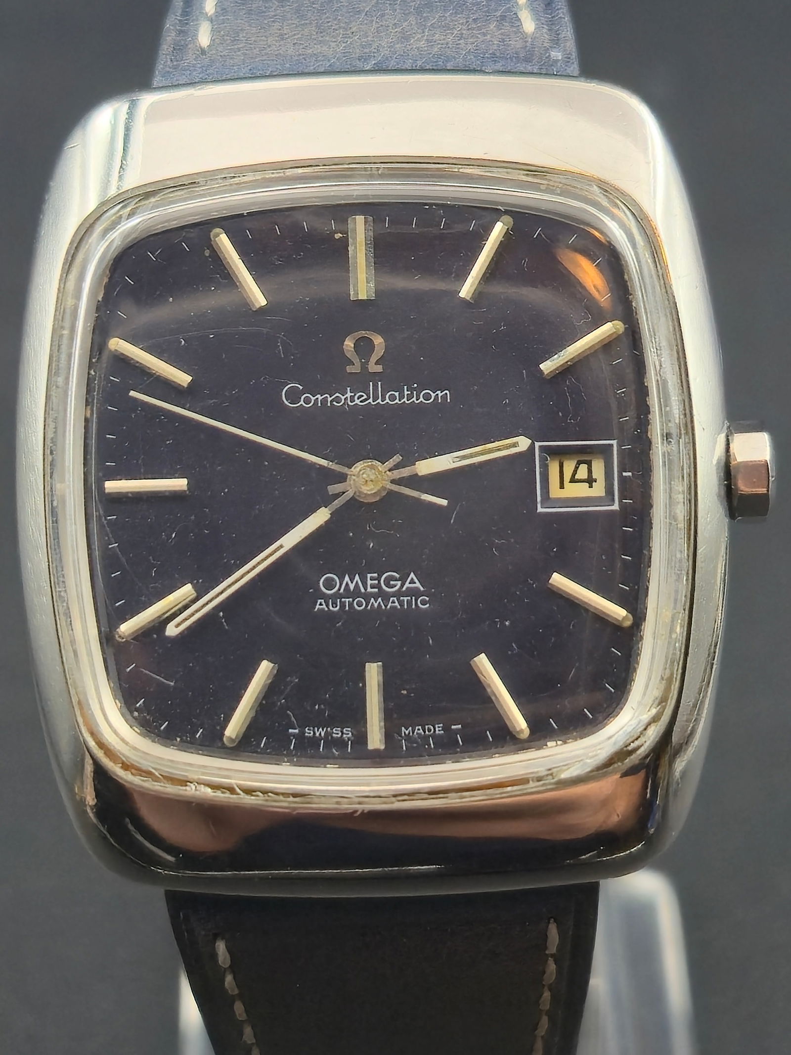 Omega Constellation Automatic 36mm Stainless Steel Cal 1012 Blue Dial Date 1973 (1 of 11)