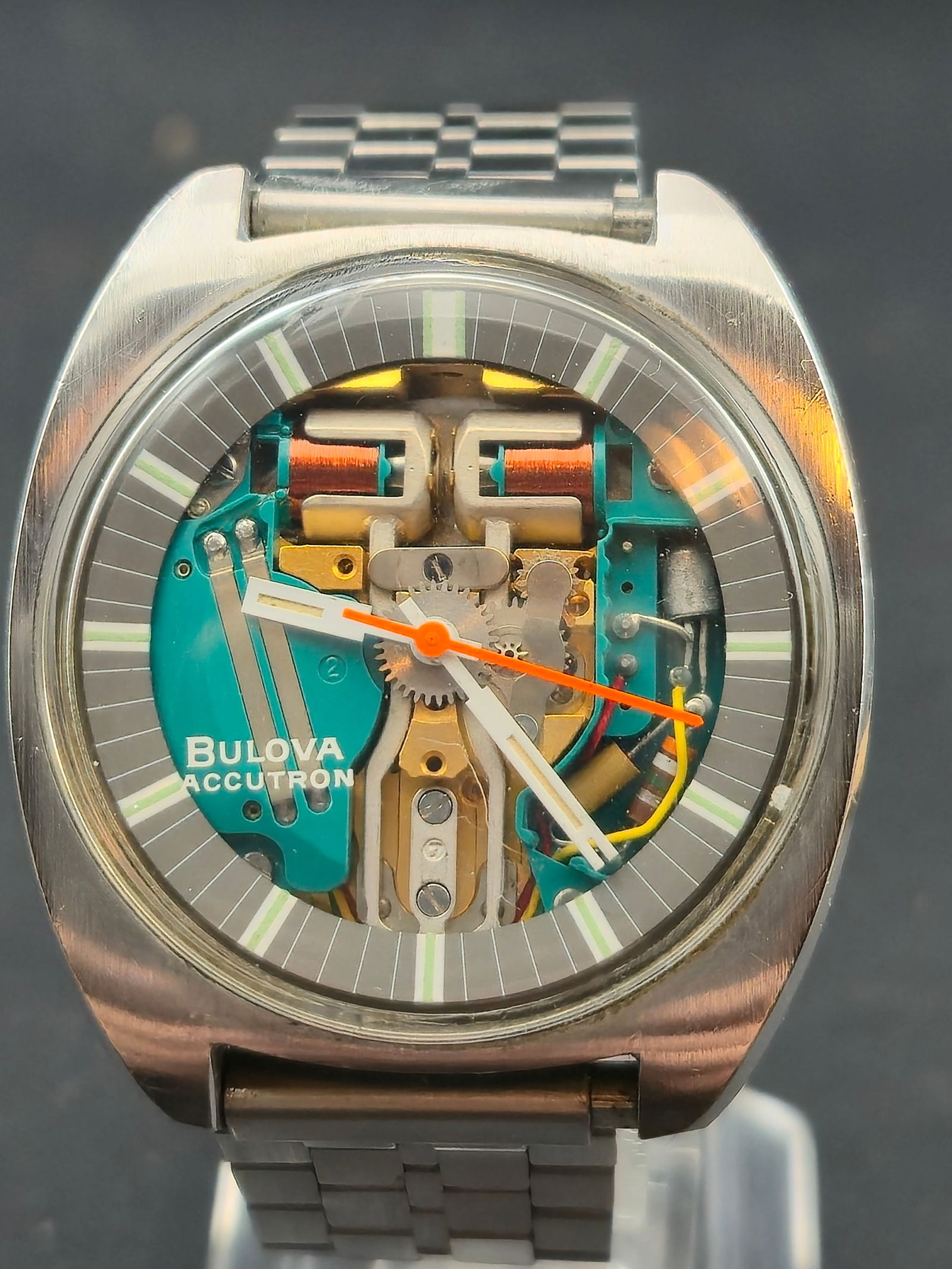 Bulova Accutron 214 “Spaceview” Stainless Steel 37 mm M9 (1969) – Runs (1 of 12)