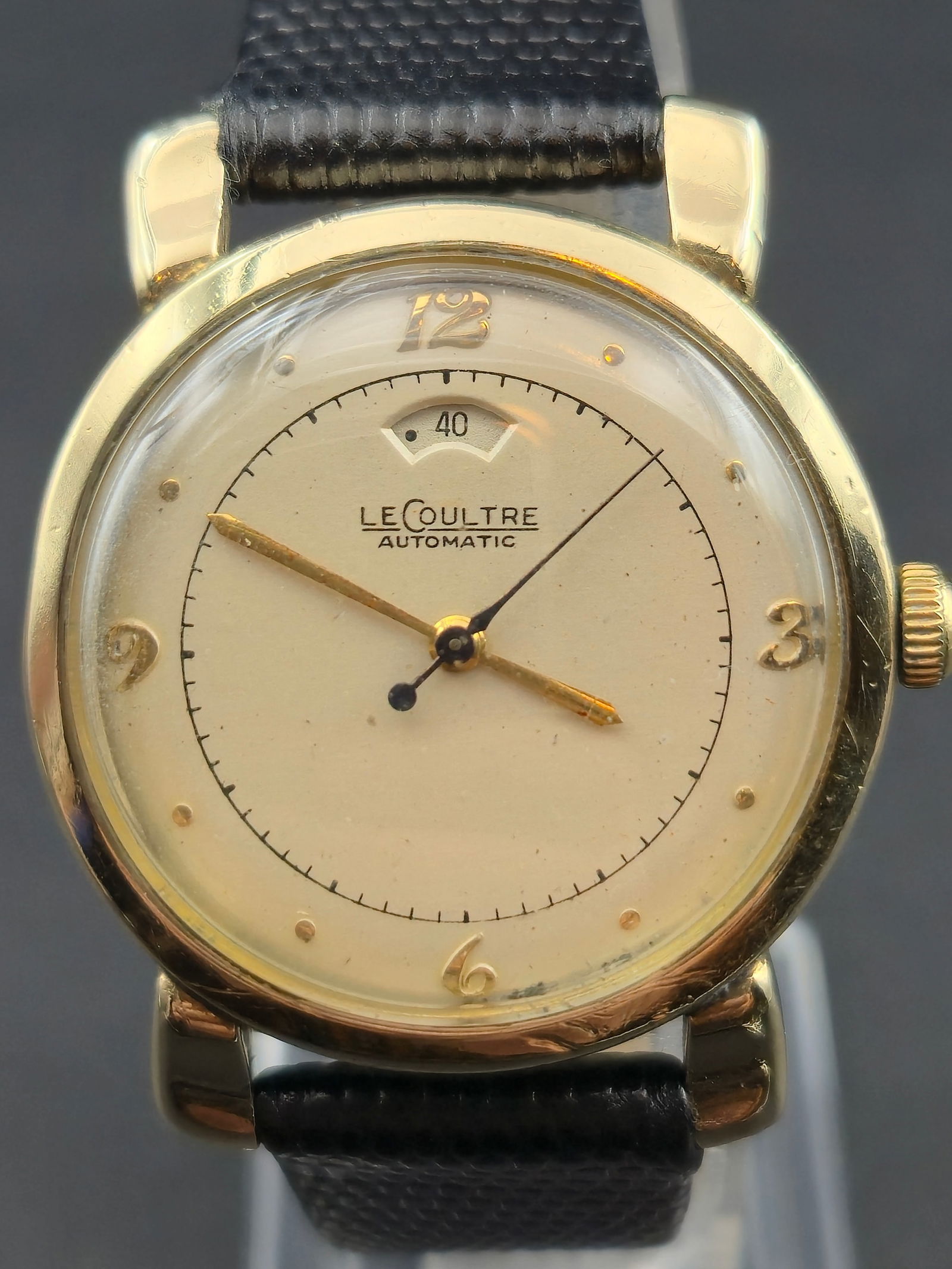 LeCoultre Automatic Power Reserve Cal. 481 17J 10K Gold-Filled 34 mm 1950s – Runs (1 of 11)