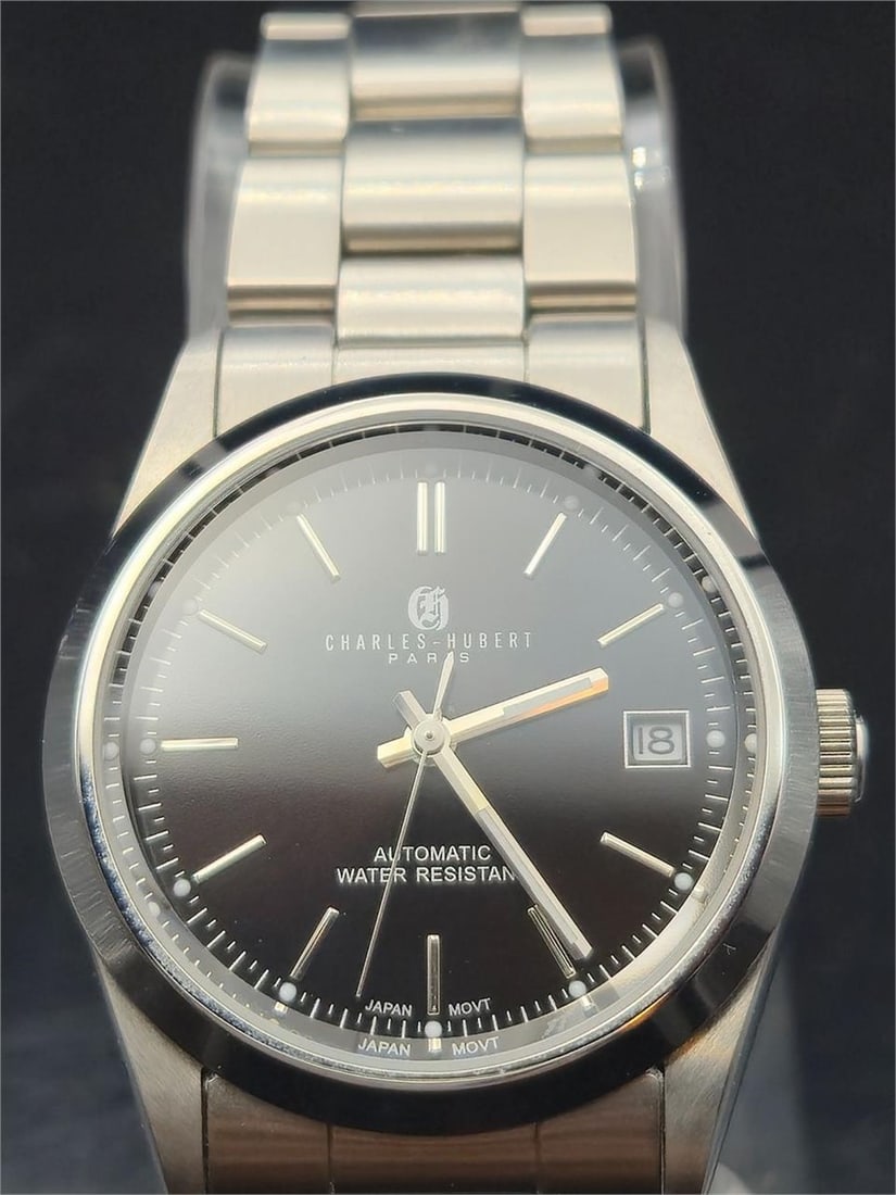 Charles-Hubert Paris Auto 35mm Japan Movt Watch (1 of 8)