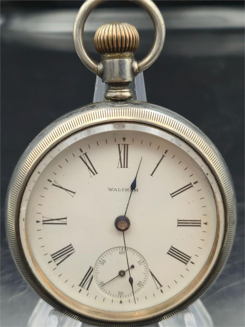 Mainspring Waltham 1883 A Waltham 20 Size Model 1862 Movement With