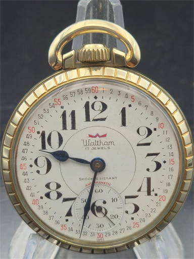 Waltham Swiss 17j Monty Dial Pocket Watch