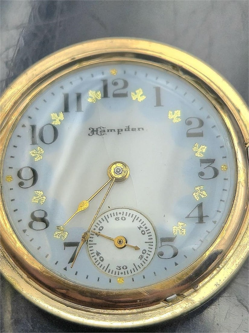 1909 Hampden fancy dial Molly Stark GF Pocket (1 of 9)