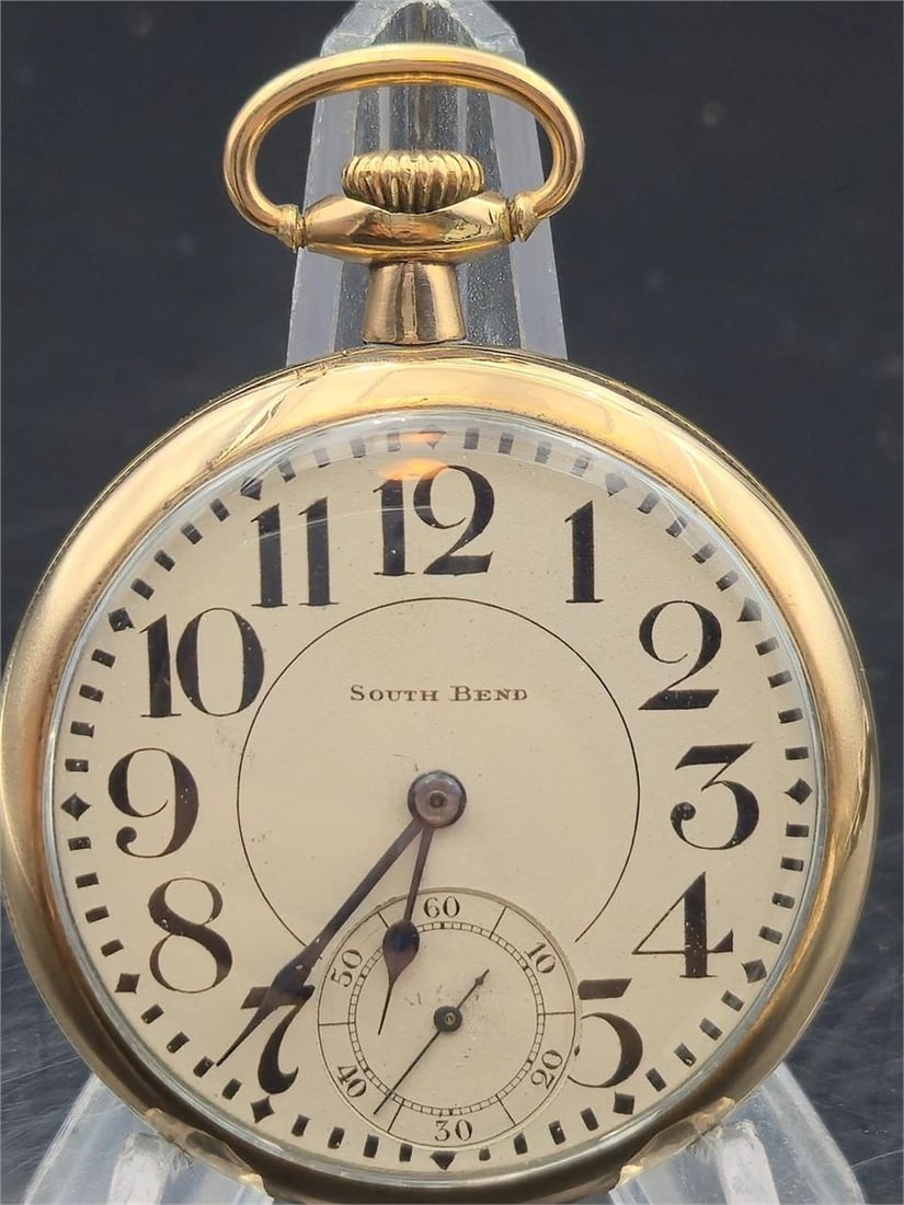 1919 South Bend 207 16s 15J GF Pocket Watch (1 of 11)