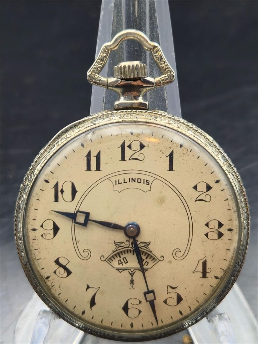 1922 Illinois 12s 17J Autocrat GF Pocket Watch (1 of 8)
