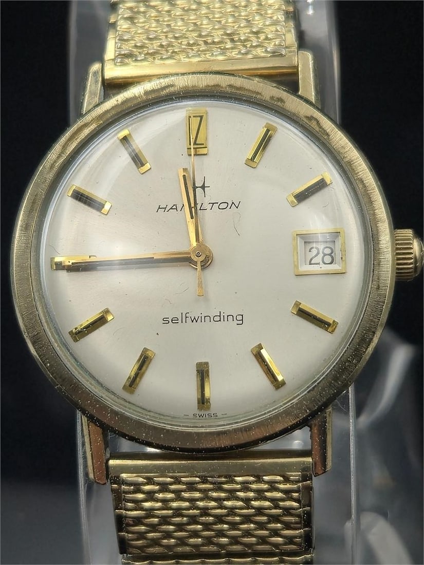 Hamilton 10K RGP Auto Watch Full Award Set (1 of 11)