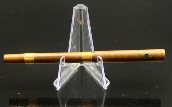 Waterman’s Ideal Woodgrain Hard Rubber Fountain Pen – Gold Nib – Early 1900s (1 of 5)