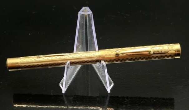 Antique Mabie Todd & Co. N.Y. Gold-Filled Fountain Pen – #2 Nib, c.1915 (1 of 6)