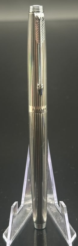 Parker 45 “Flighter GT” Fountain Pen for Tiffany & Co., Stainless Steel with Gold Nib (1 of 11)