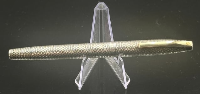 Vintage Sheaffer Imperial Sterling Silver Fountain Pen – 14K Inlaid Nib, USA (1 of 10)