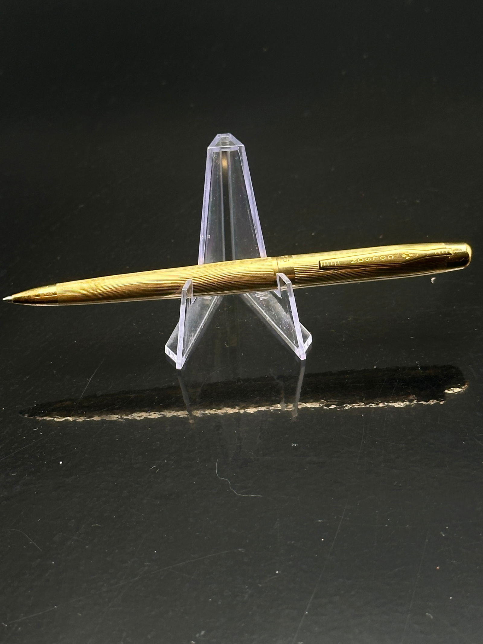 Vintage Parker Jotter Stainless Steel GT Ballpoint Pen – Brushed Steel with Gold Arrow Clip (1 of 6)