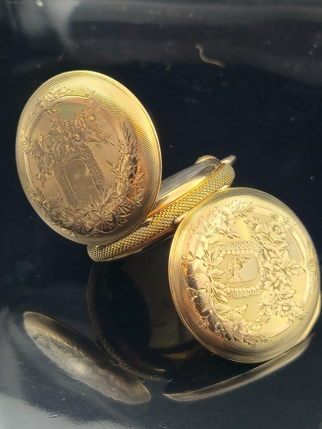 1887 Illinois Grade 131 4s 11j Pocket Watch, 25-Year Gold-Filled Engraved Hunting Case (1 of 10)