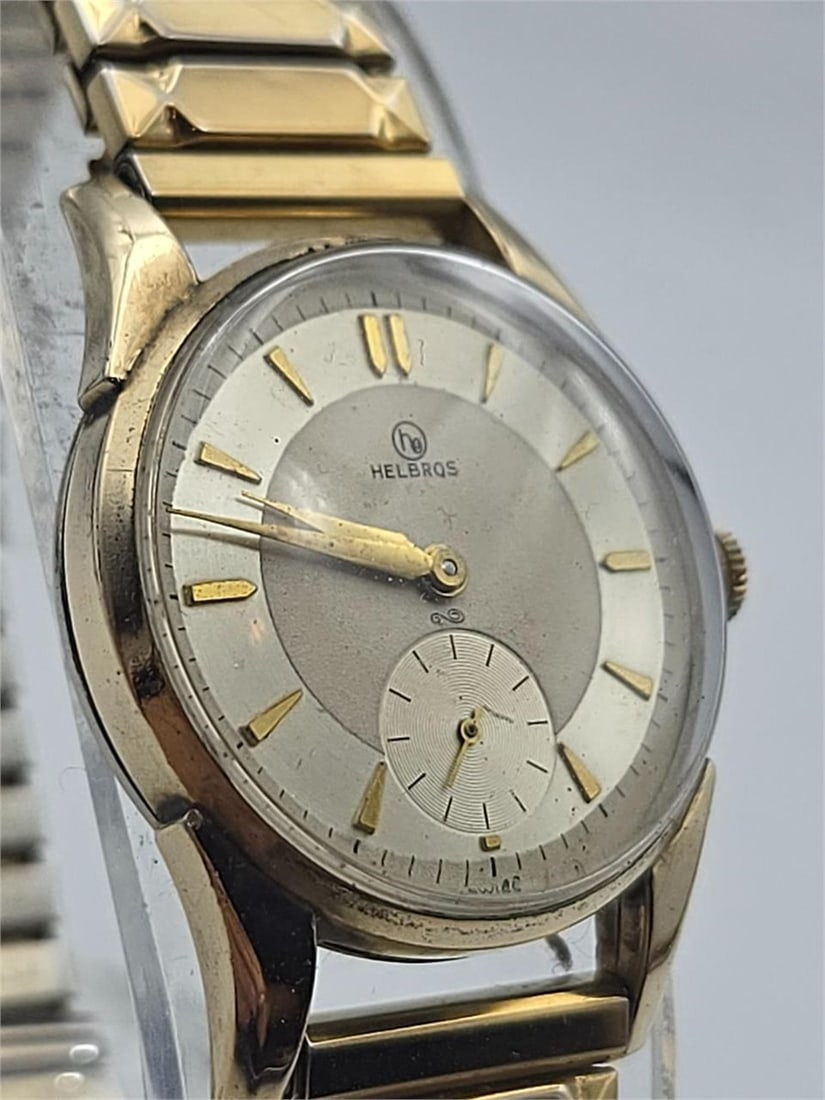 Vintage helbros 17J 10kRGP mens watch: Vintage helbros 17J 10kRGP men's watchRunningThank you for viewing this auction. We are a dedicated team of vintage watch and antique enthusiasts with years of experience in collecting and selling uni