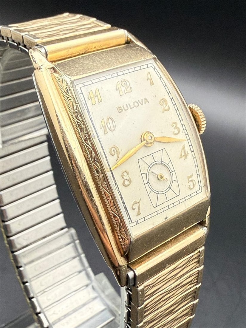 Vintage Bulova 10k RGP Cal. 10AX Art Deco Dress Watch: Running condition.The watch is sold as-is in current condition.Thank you for viewing this auction. We are a dedicated team of vintage watch and antique enthusiasts with years of experience in collecti