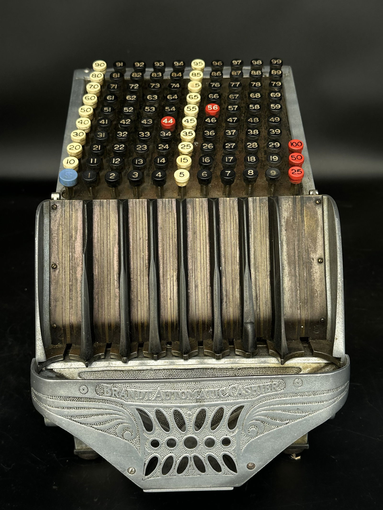 Antique Brandt Automatic Cashier Adding Machine, Chicago (1 of 10)