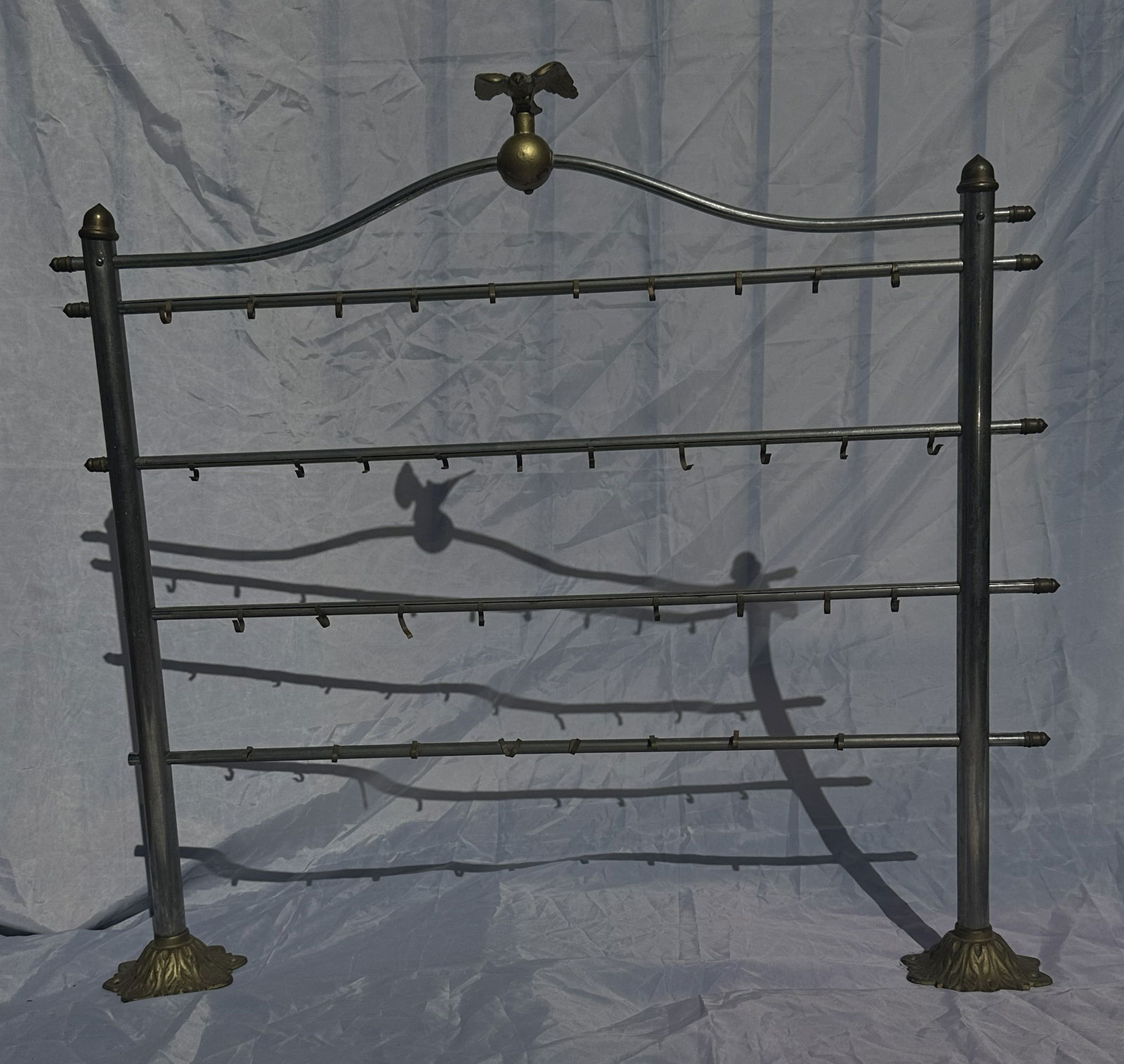 Late 1800s Antique Jewelry Store Pocket Watch Display Stand with Eagle (1 of 9)