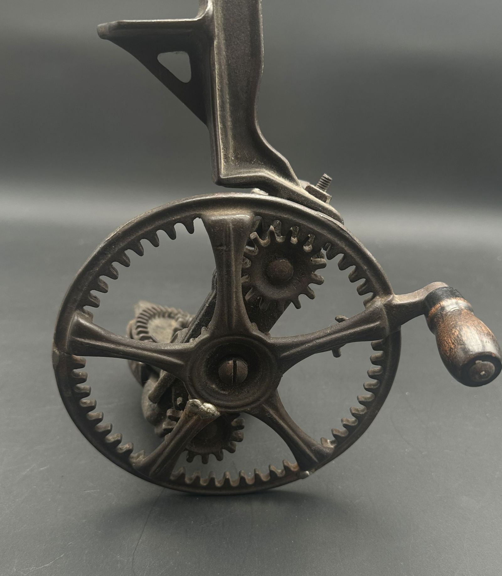 Antique Cast Iron Hand-Crank Apple Peeler / Parer, Late 1800s (1 of 7)