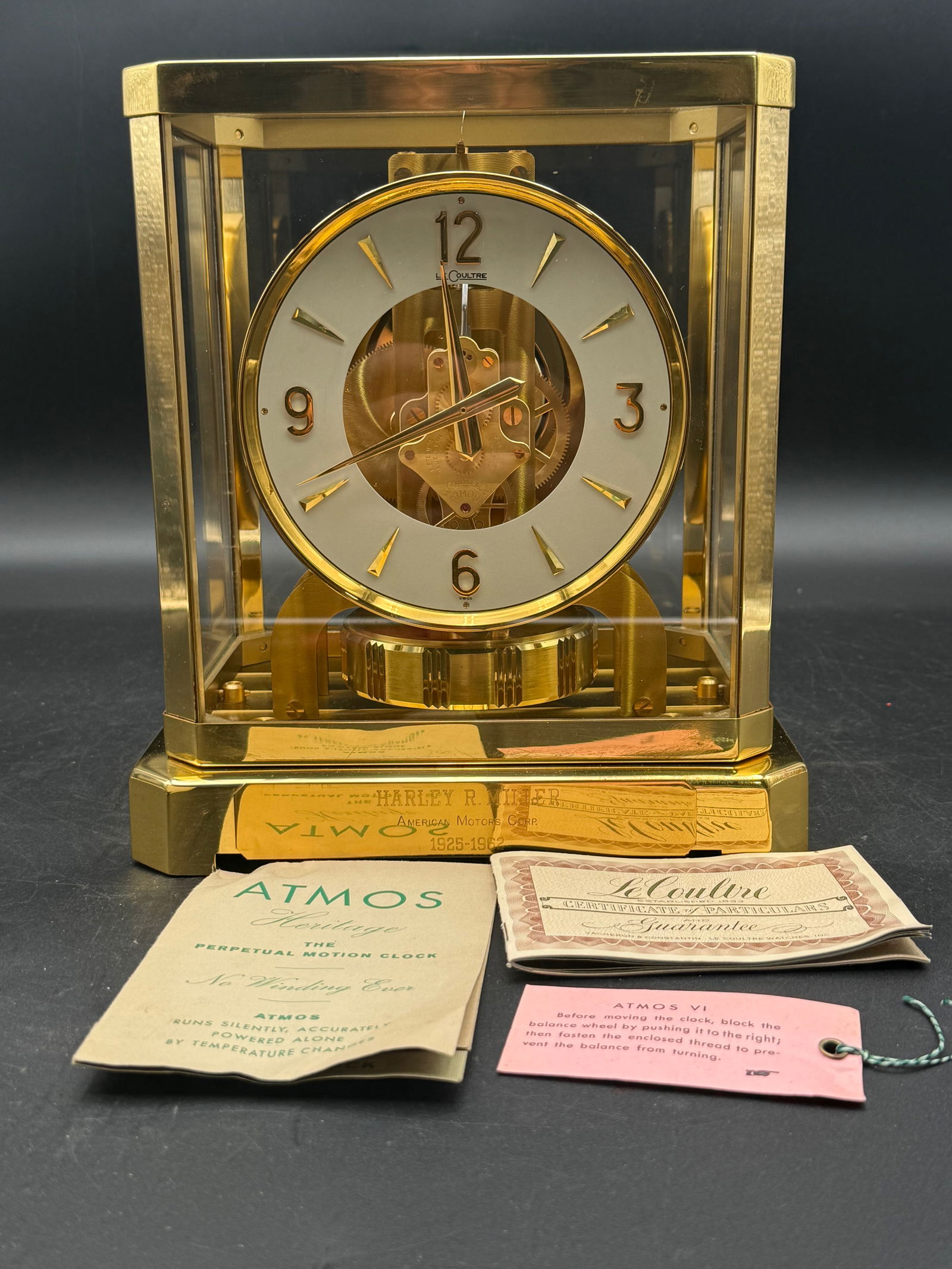 Jaeger-LeCoultre Atmos clock original box and documents (1 of 14)