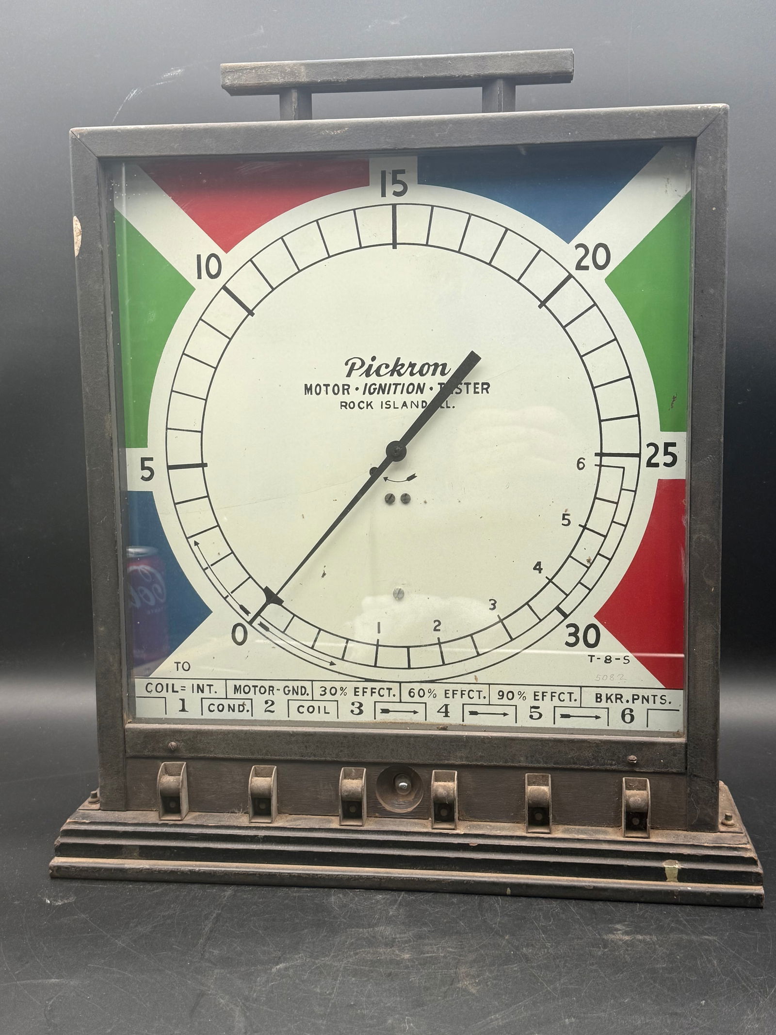 ANTIQUE PICKRON MOTOR IGNITION TESTER ROCK ISLAND ILLINOIS QUAD CITIES (1 of 7)