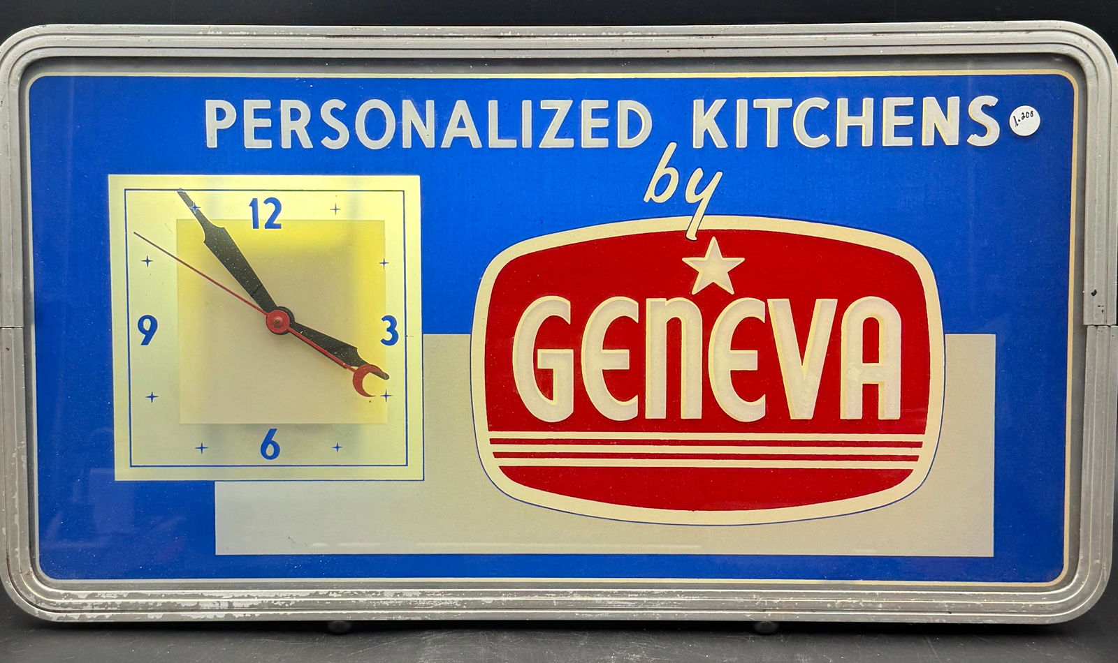 Vintage lighted advertising clock for Geneva Modern Kitchen Geneva Illinois (1 of 12)