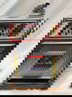 WATLING 5 CENT TWIN JACKPOT SLOT MACHINE: WATLING 5 CENT TWIN JACKPOT SLOT MACHINE In very good cosmetic condition mechanism needs