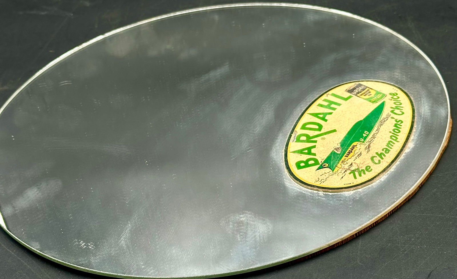 Vintage Bardahl Motor Oil “Miss Bardahl U-40” Advertising Mirror – The Champion’s Choice (1 of 9)