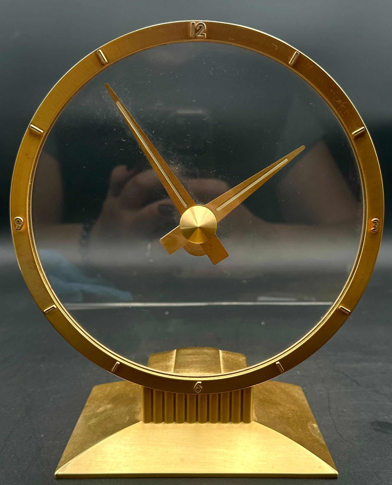 Mid-Century Brass “Mystery” Clock by Jefferson Electric, Model 039-0143 (1 of 10)