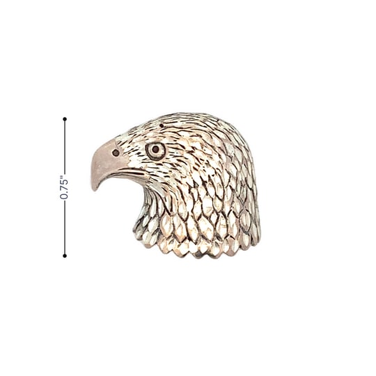 Sterling Silver Eagle Head Pendant, Marked Thailand 925 (1 of 3)