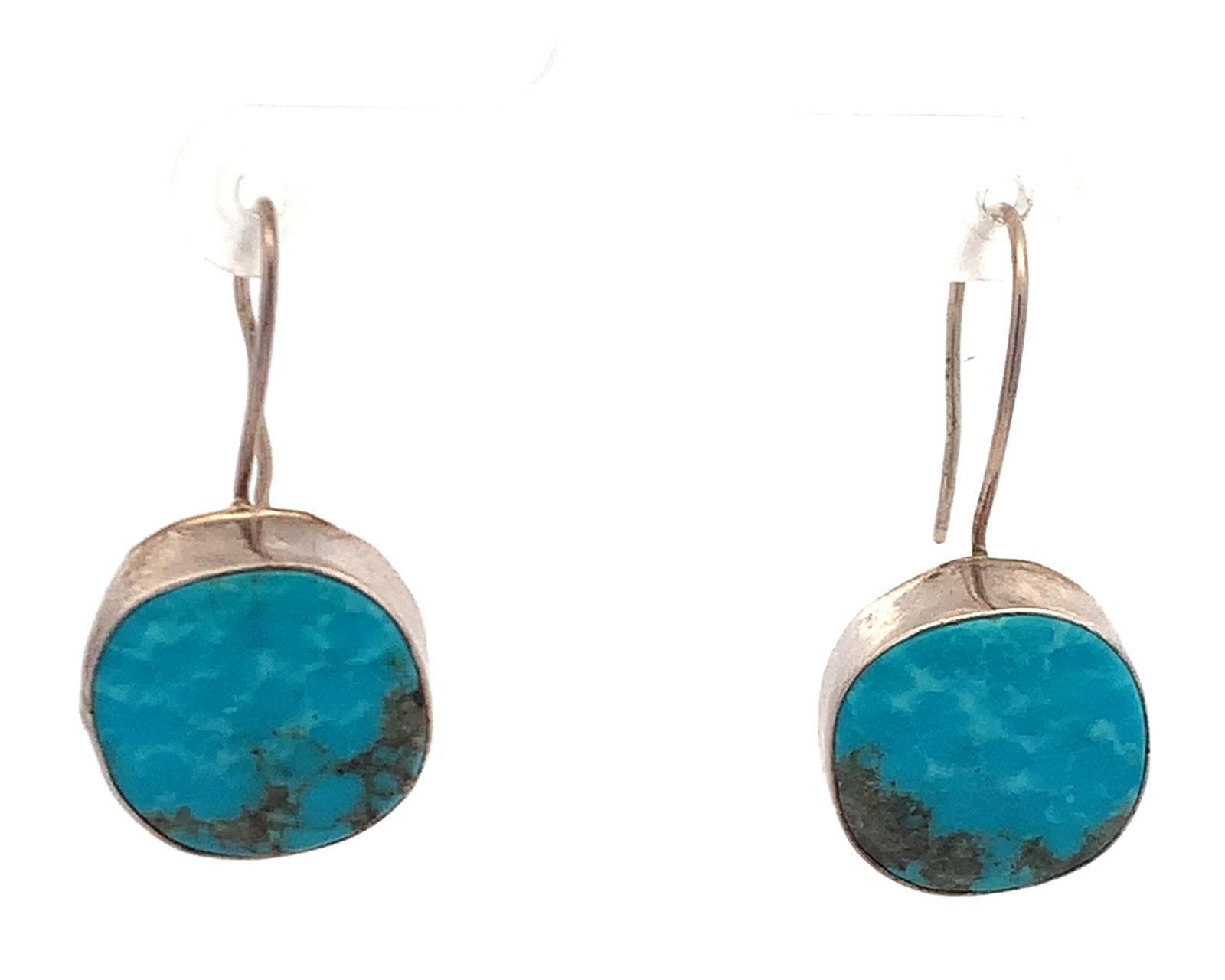 C. Yazzie Navajo sterling silver dangle earring: C. Yazzie Navajo sterling silver dangle earring7.8grStamp’’ Yazzie 16mm TQ