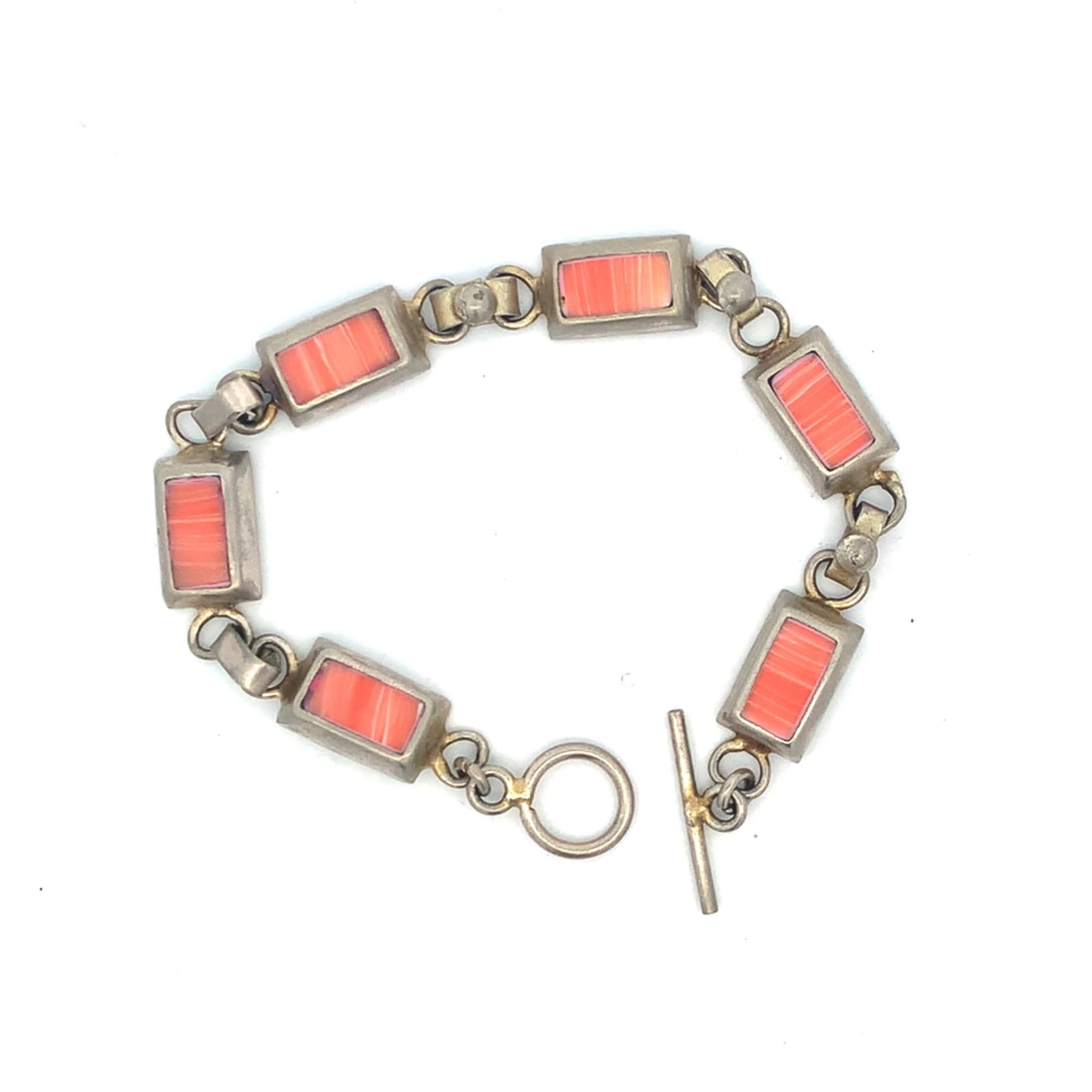 Vintage Mexican sterling silver link bracelet (1 of 3)