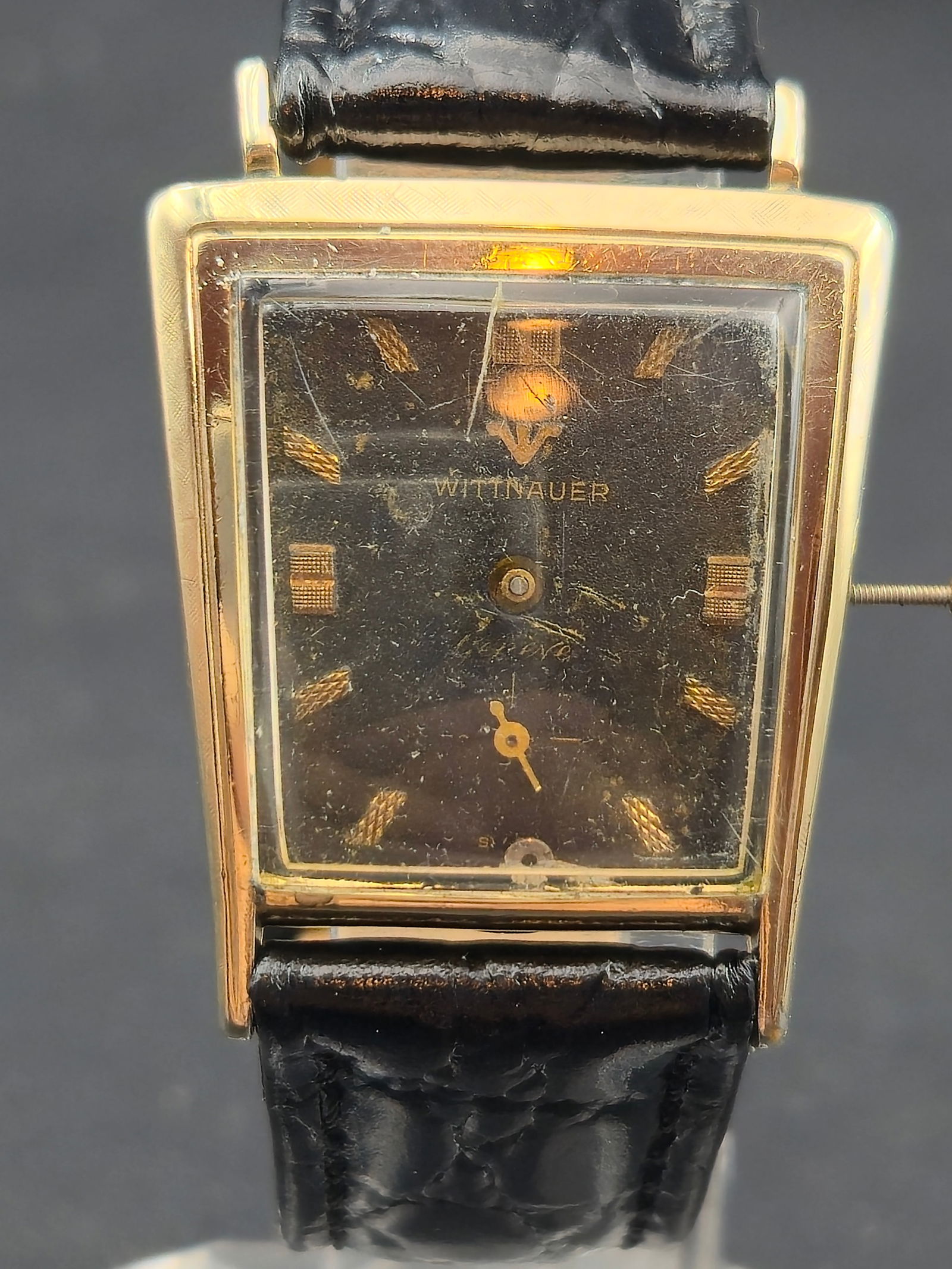 Wittnauer Genève 10K Gold-Filled Rectangular Dress Watch (27 mm, Eterna Cal. 2941975) – Runs (1 of 10)