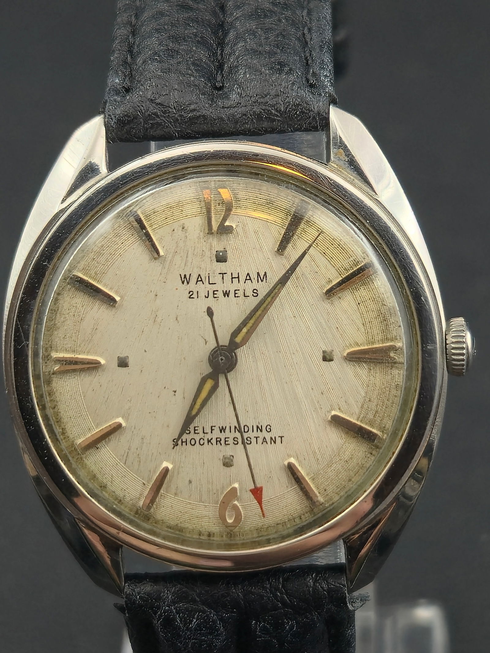 Antique Waltham 21 Jewels Anti Magnetic Shock Resistant