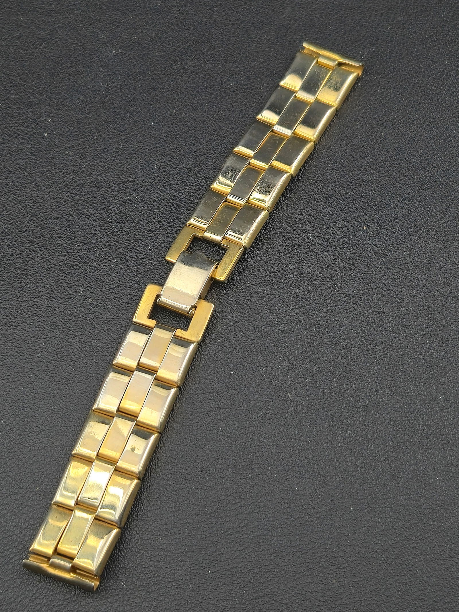 Vintage Rivet-Style Bracelet 16mm Gold-Filled – Fits Rolex / Tudor / Vintage Watches (1 of 10)