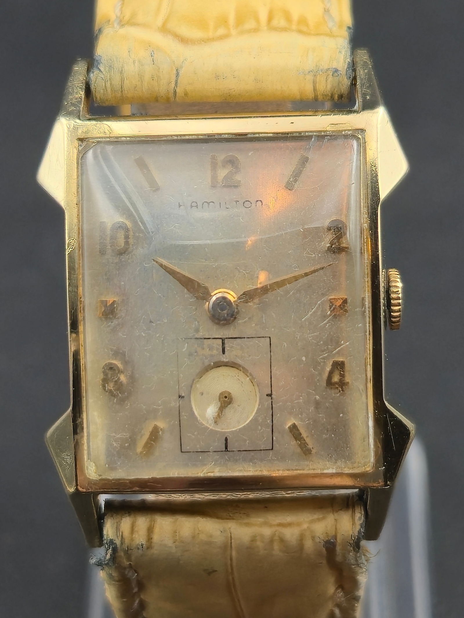 1950s Hamilton Morton 22mm 10K Gold-Filled 22J Manual Wind Dress Watch – Running (1 of 11)