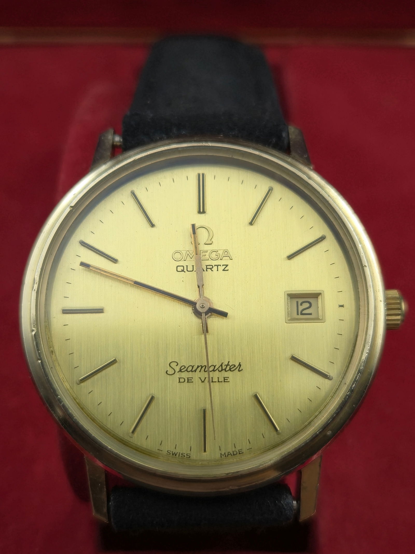 1982 Omega Seamaster De Ville 10K GF 35mm Quartz Ref. 196.0117 – Full Set (1 of 14)