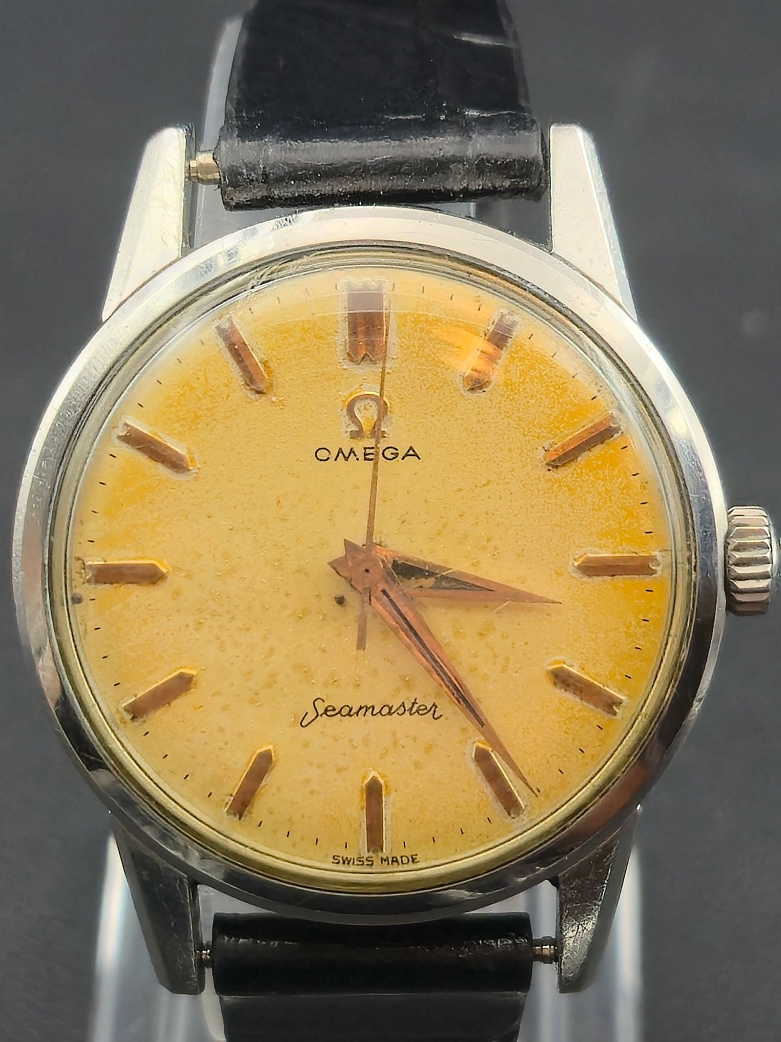 1961 Omega Seamaster 35mm Stainless Steel Cal. 268 – Tropical Dial (1 of 10)