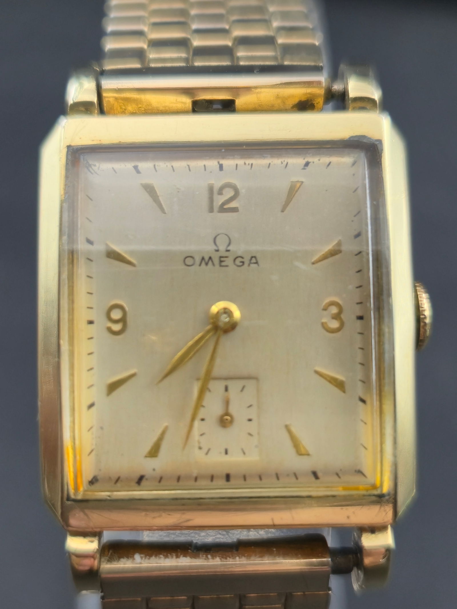 1952 Omega “Tonneau Deco” Ref 6216 14K GF 26mm Manual – Cal. 371 – Runs – Vintage (1 of 12)