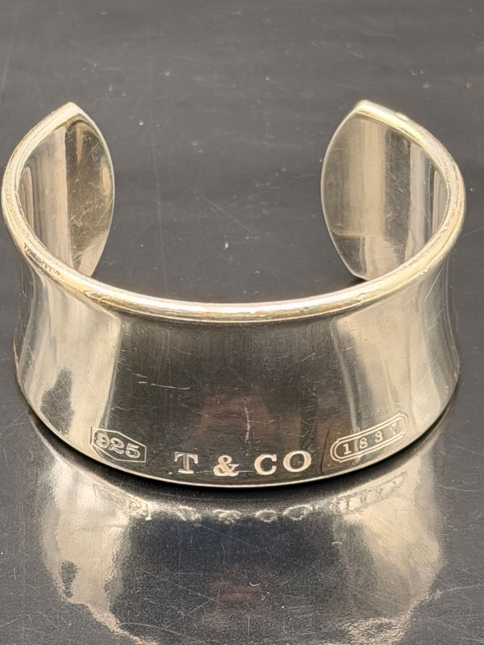 Authentic Tiffany & Co. 925 Sterling Silver Wide Cuff Bracelet – 84g (2002) (1 of 6)