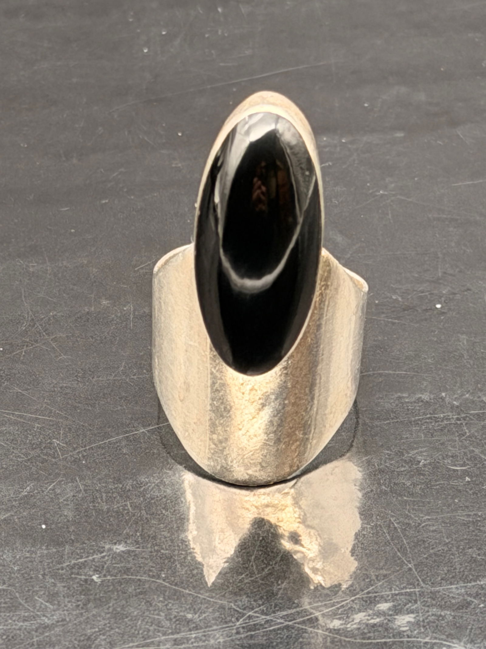 Vintage Mexican Sterling Silver Red Stone Set – 46g (Ring, Pendant & Earrings) (1 of 7)